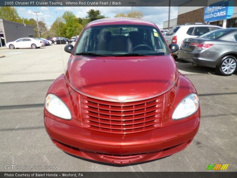Inferno Red Crystal Pearl / Black 2005 Chrysler PT Cruiser Touring