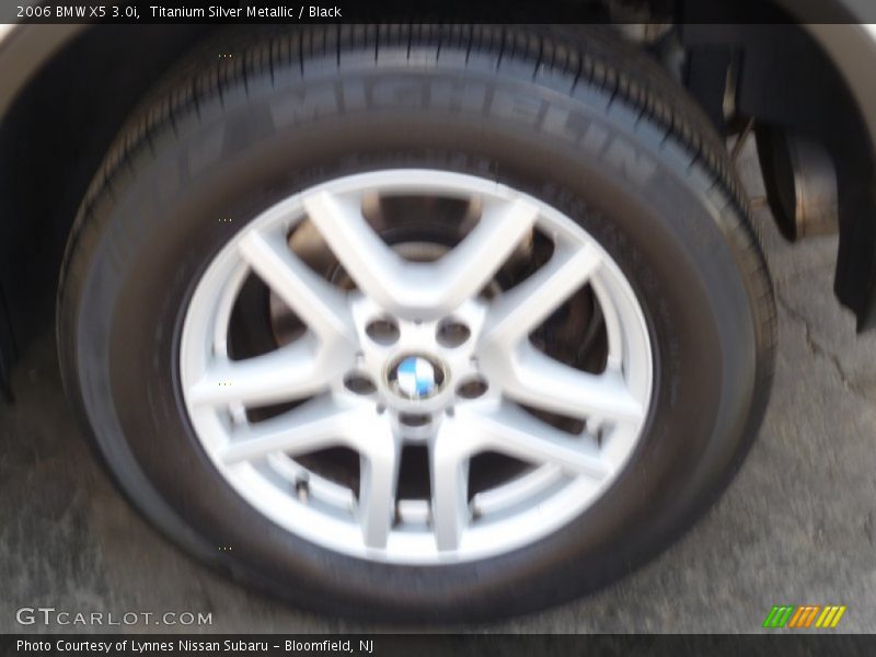 Titanium Silver Metallic / Black 2006 BMW X5 3.0i
