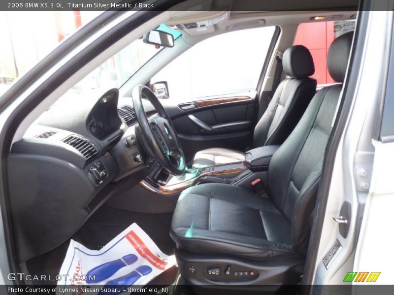 Titanium Silver Metallic / Black 2006 BMW X5 3.0i