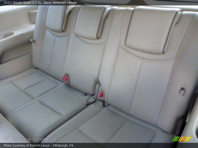 Black Amethyst / Beige 2011 Nissan Quest 3.5 SL