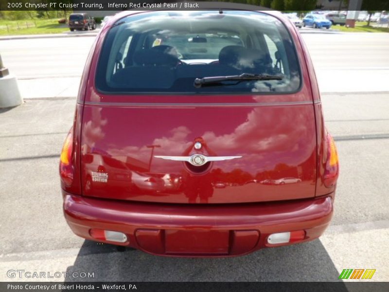 Inferno Red Crystal Pearl / Black 2005 Chrysler PT Cruiser Touring