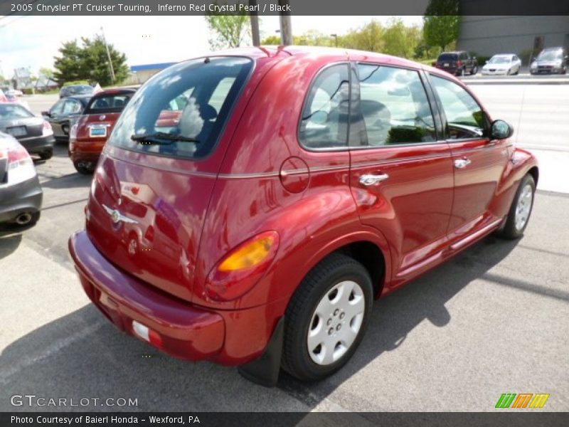 Inferno Red Crystal Pearl / Black 2005 Chrysler PT Cruiser Touring