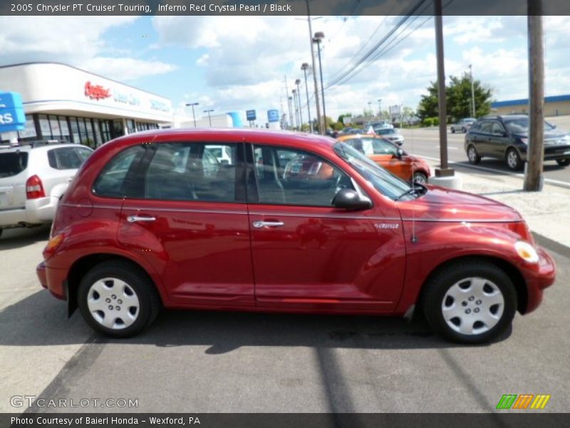 Inferno Red Crystal Pearl / Black 2005 Chrysler PT Cruiser Touring