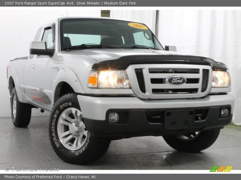 Silver Metallic / Medium Dark Flint 2007 Ford Ranger Sport SuperCab 4x4