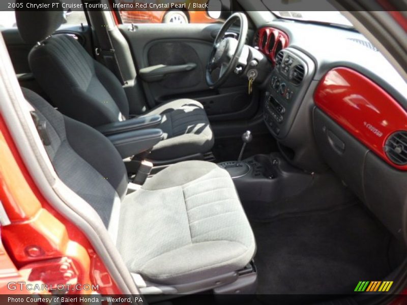 Inferno Red Crystal Pearl / Black 2005 Chrysler PT Cruiser Touring