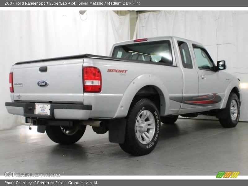 Silver Metallic / Medium Dark Flint 2007 Ford Ranger Sport SuperCab 4x4