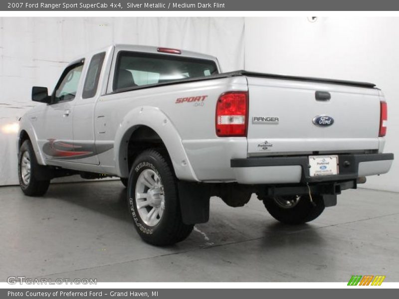 Silver Metallic / Medium Dark Flint 2007 Ford Ranger Sport SuperCab 4x4