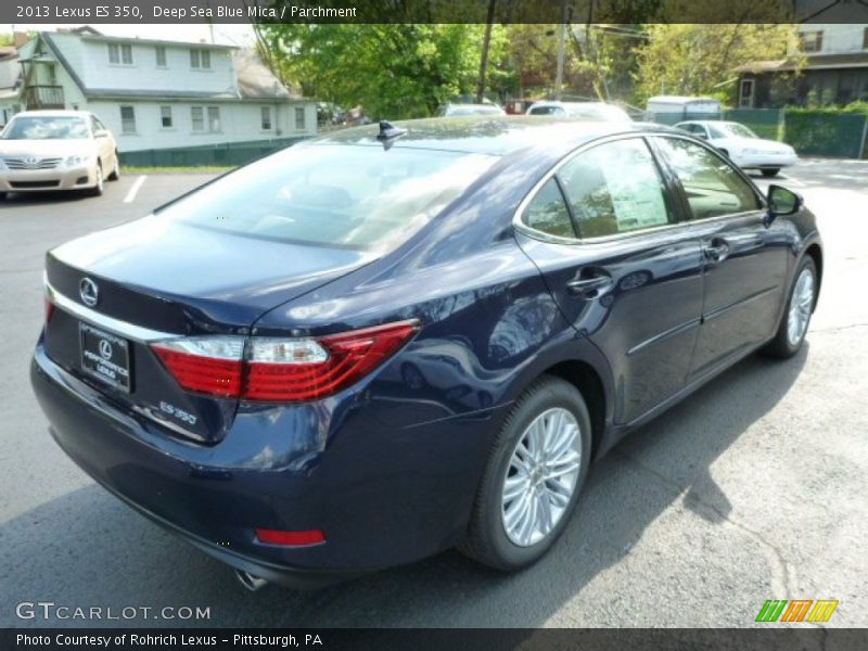 Deep Sea Blue Mica / Parchment 2013 Lexus ES 350
