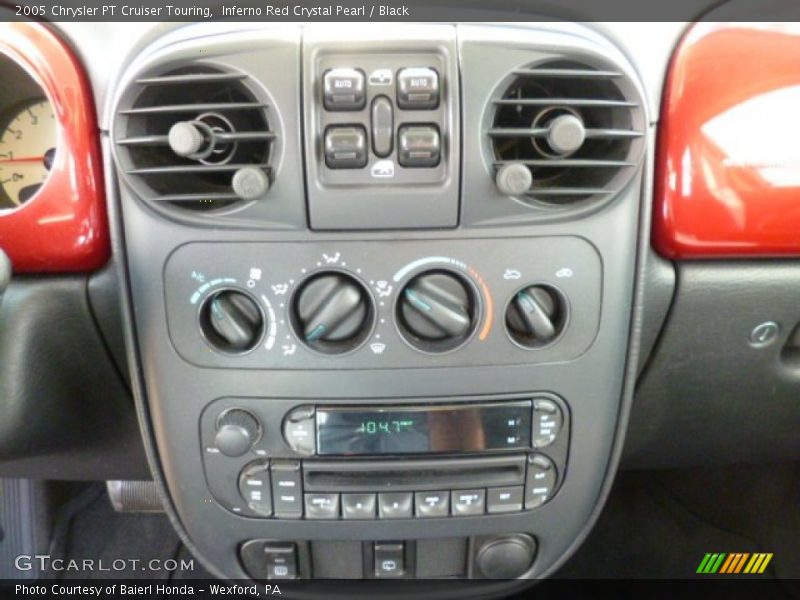 Inferno Red Crystal Pearl / Black 2005 Chrysler PT Cruiser Touring