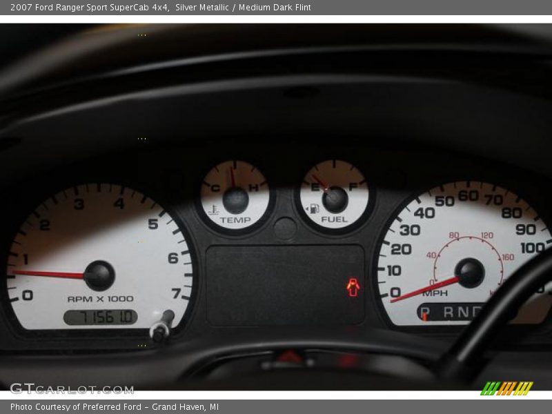 Silver Metallic / Medium Dark Flint 2007 Ford Ranger Sport SuperCab 4x4