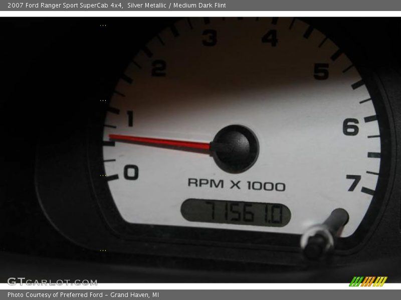 Silver Metallic / Medium Dark Flint 2007 Ford Ranger Sport SuperCab 4x4