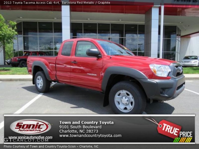 Barcelona Red Metallic / Graphite 2013 Toyota Tacoma Access Cab 4x4