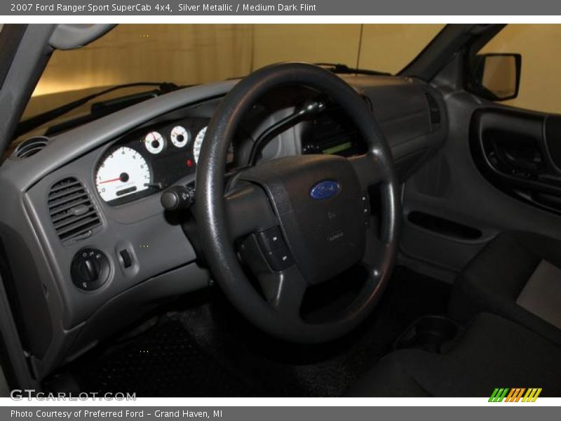 Silver Metallic / Medium Dark Flint 2007 Ford Ranger Sport SuperCab 4x4