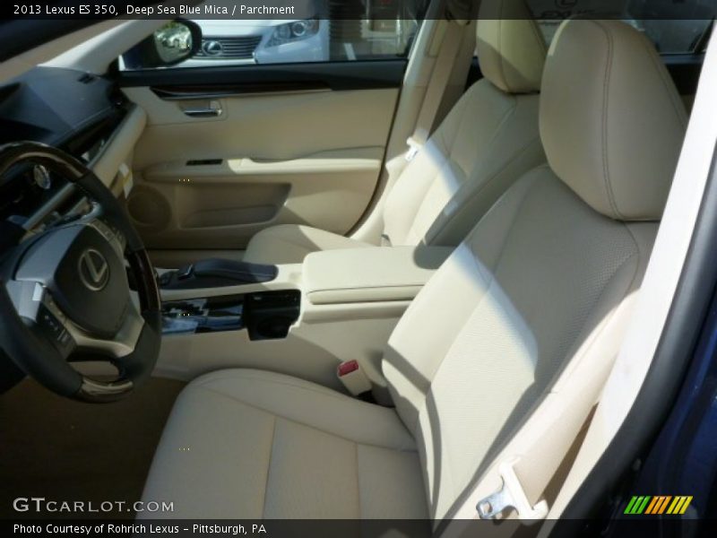 Deep Sea Blue Mica / Parchment 2013 Lexus ES 350