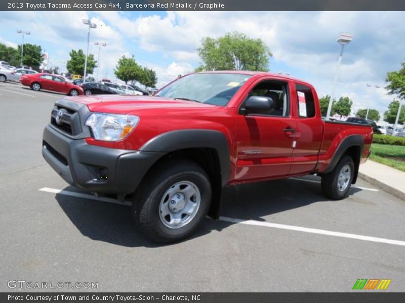 Barcelona Red Metallic / Graphite 2013 Toyota Tacoma Access Cab 4x4