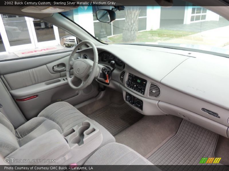 Sterling Silver Metallic / Medium Gray 2002 Buick Century Custom