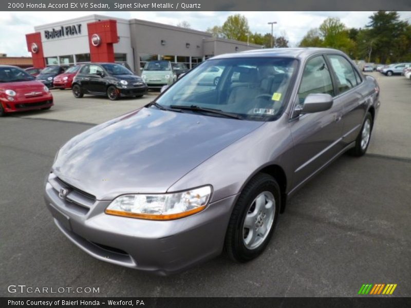 Signet Silver Metallic / Quartz 2000 Honda Accord EX V6 Sedan