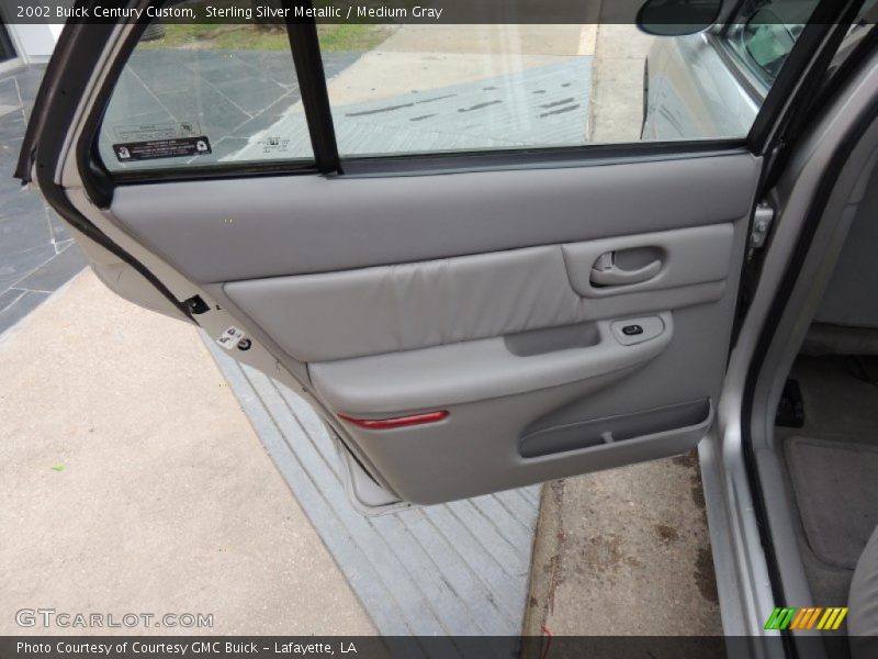 Sterling Silver Metallic / Medium Gray 2002 Buick Century Custom