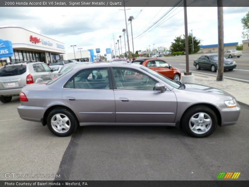 Signet Silver Metallic / Quartz 2000 Honda Accord EX V6 Sedan