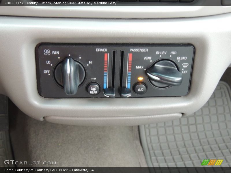 Controls of 2002 Century Custom