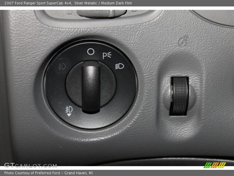 Controls of 2007 Ranger Sport SuperCab 4x4