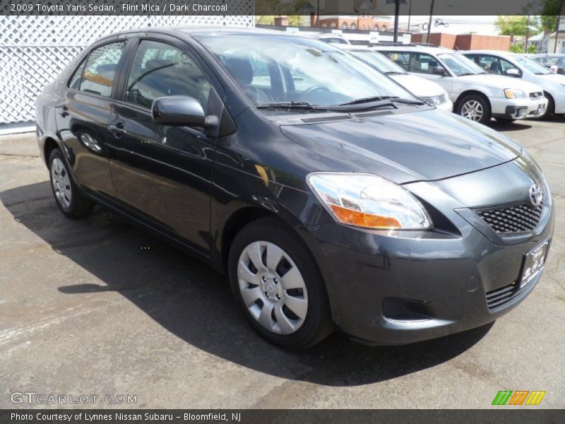 Flint Mica / Dark Charcoal 2009 Toyota Yaris Sedan