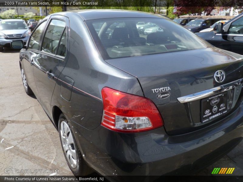 Flint Mica / Dark Charcoal 2009 Toyota Yaris Sedan