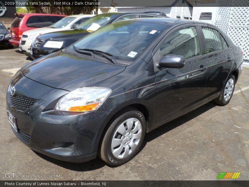 Flint Mica / Dark Charcoal 2009 Toyota Yaris Sedan