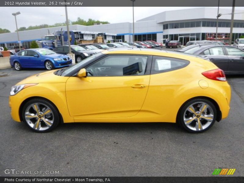 26.2 Yellow / Gray 2012 Hyundai Veloster