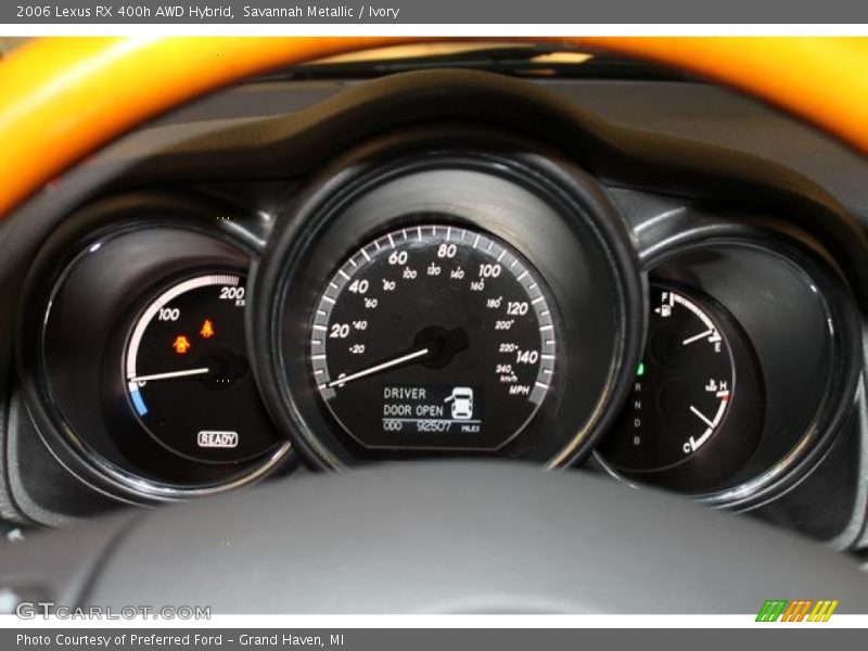  2006 RX 400h AWD Hybrid 400h AWD Hybrid Gauges