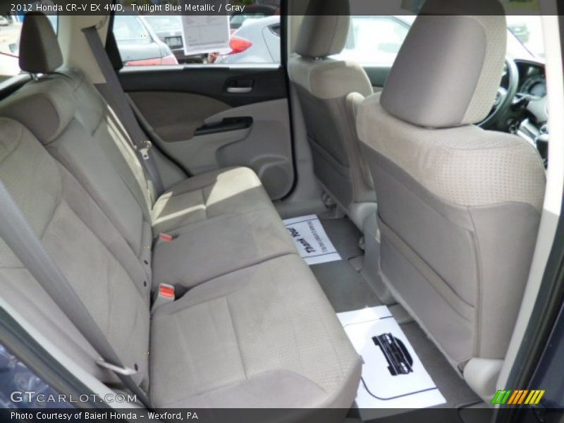 Twilight Blue Metallic / Gray 2012 Honda CR-V EX 4WD