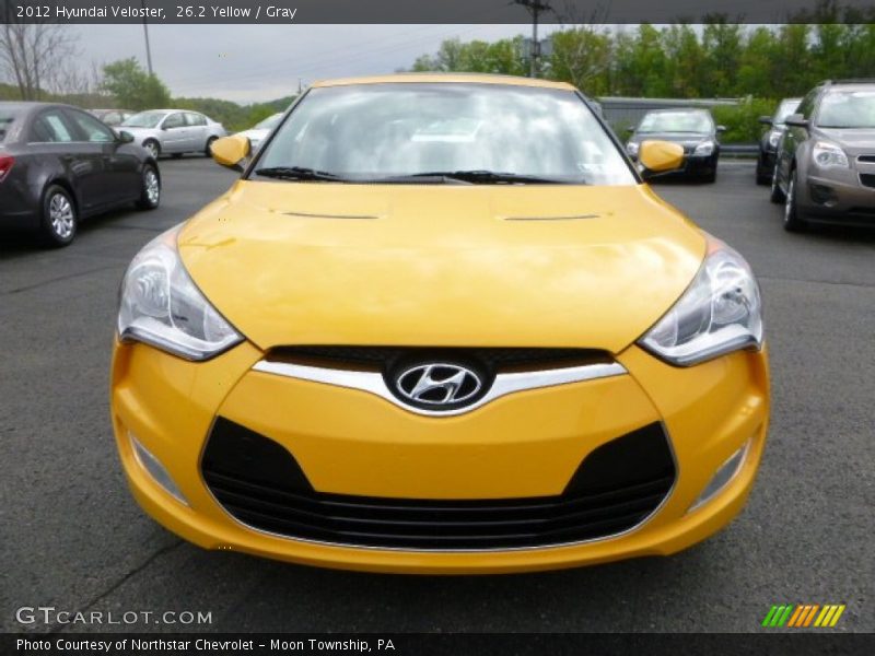 26.2 Yellow / Gray 2012 Hyundai Veloster