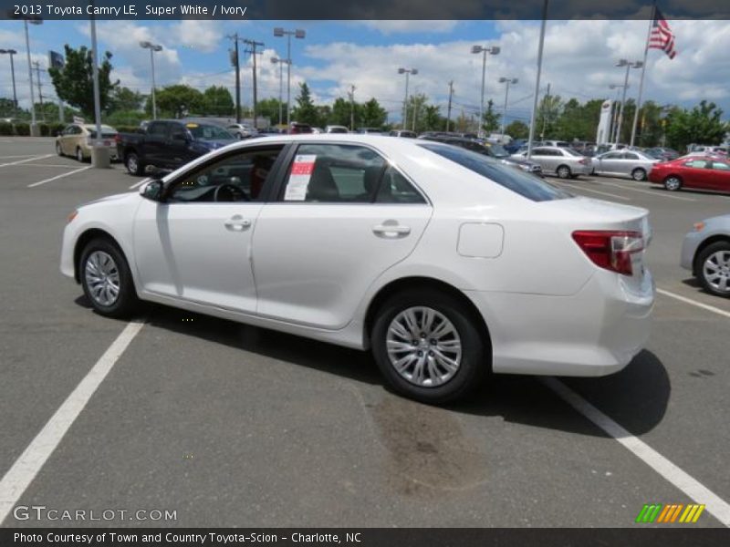 Super White / Ivory 2013 Toyota Camry LE