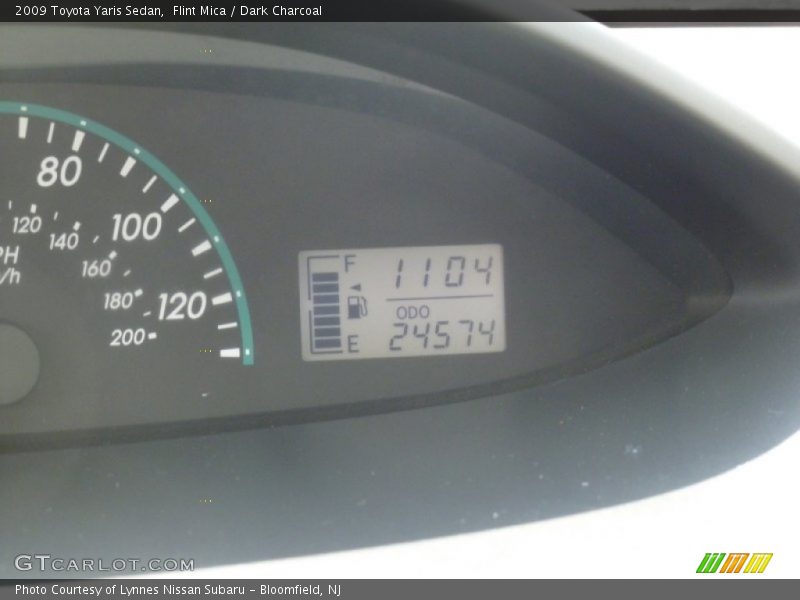 Flint Mica / Dark Charcoal 2009 Toyota Yaris Sedan