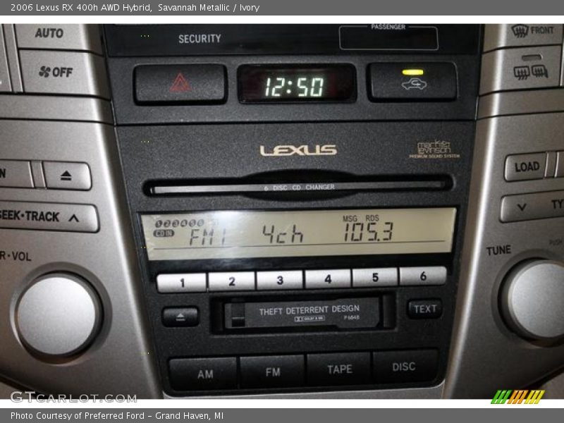Savannah Metallic / Ivory 2006 Lexus RX 400h AWD Hybrid