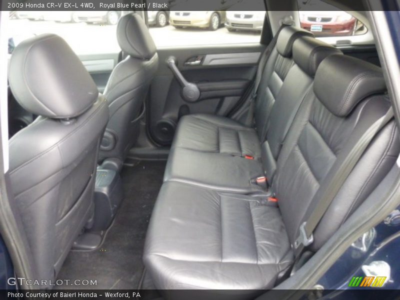 Rear Seat of 2009 CR-V EX-L 4WD