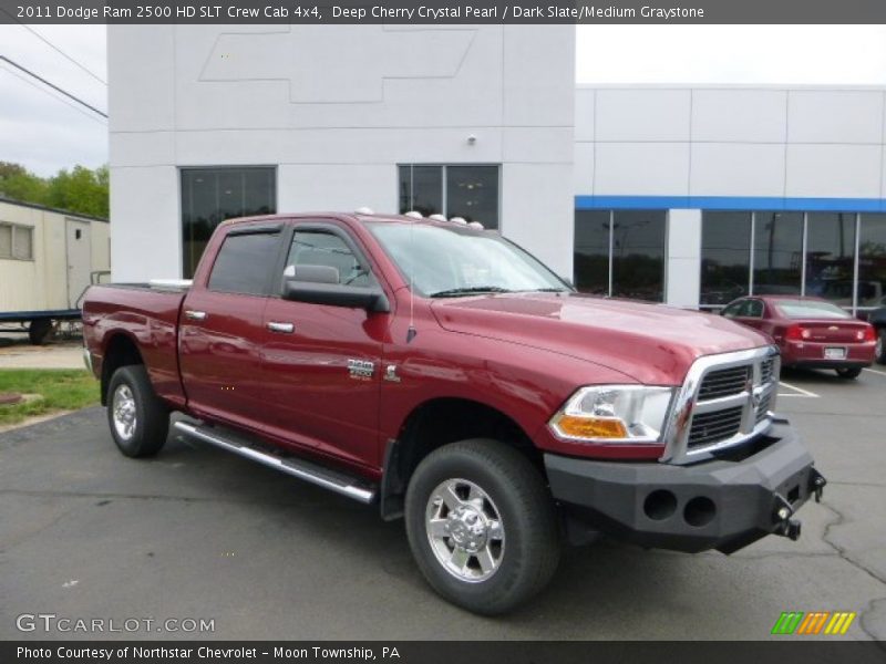 Deep Cherry Crystal Pearl / Dark Slate/Medium Graystone 2011 Dodge Ram 2500 HD SLT Crew Cab 4x4