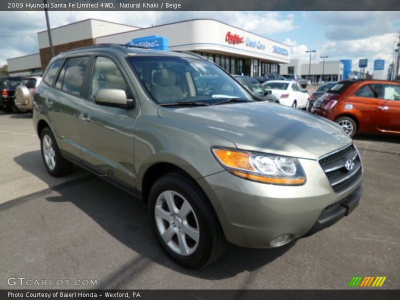 Natural Khaki / Beige 2009 Hyundai Santa Fe Limited 4WD
