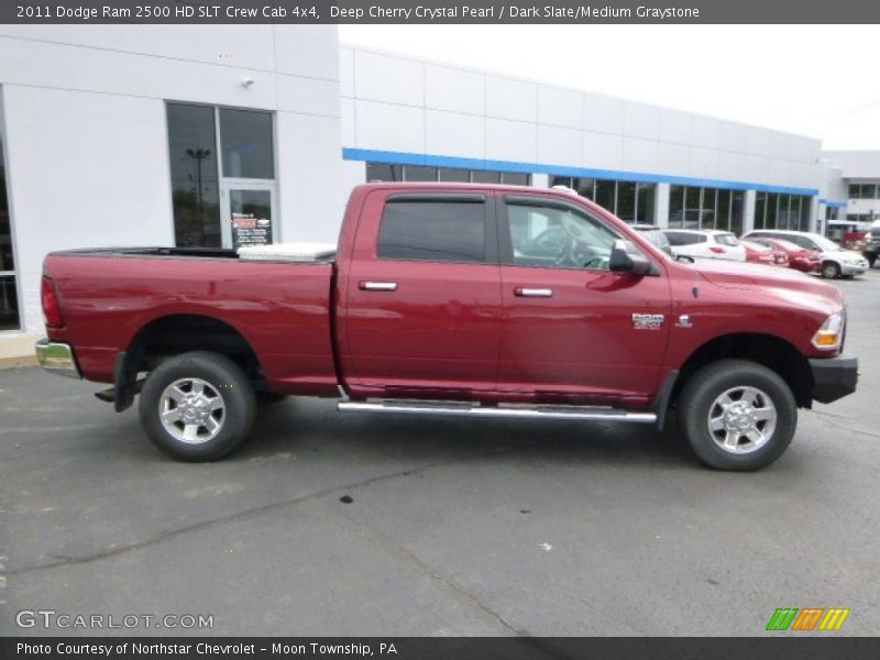  2011 Ram 2500 HD SLT Crew Cab 4x4 Deep Cherry Crystal Pearl