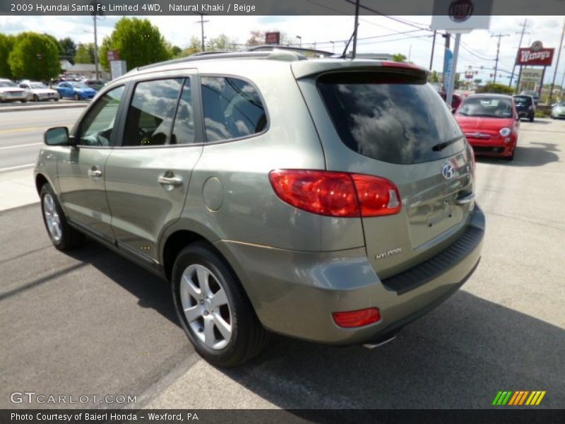 Natural Khaki / Beige 2009 Hyundai Santa Fe Limited 4WD