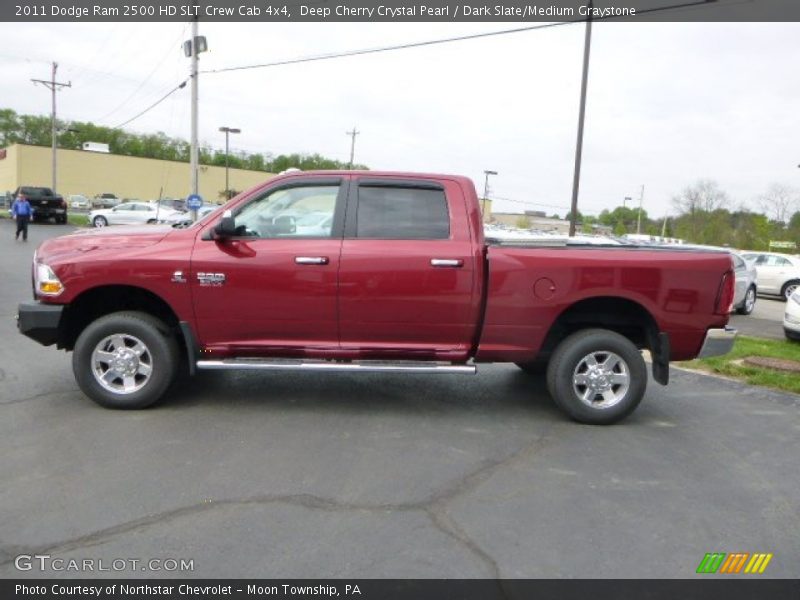 Deep Cherry Crystal Pearl / Dark Slate/Medium Graystone 2011 Dodge Ram 2500 HD SLT Crew Cab 4x4