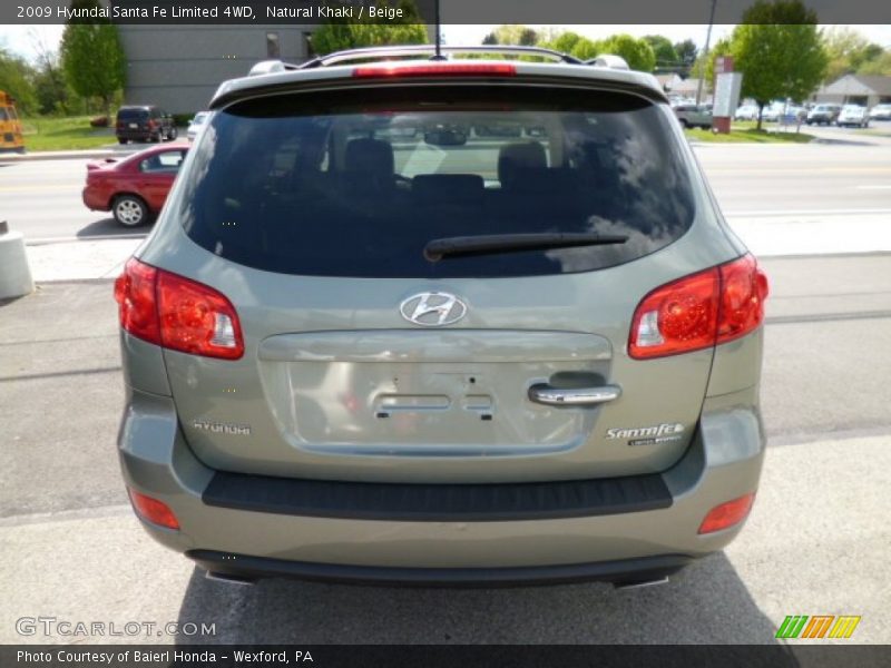 Natural Khaki / Beige 2009 Hyundai Santa Fe Limited 4WD