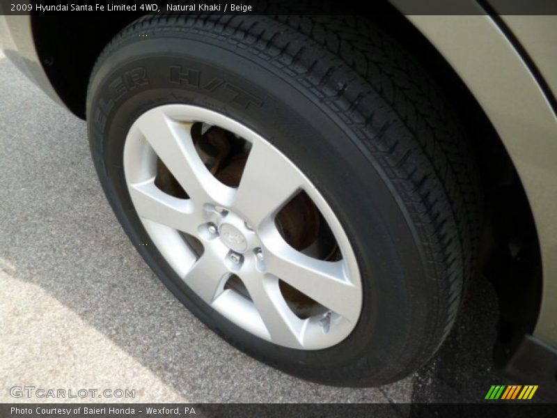 Natural Khaki / Beige 2009 Hyundai Santa Fe Limited 4WD