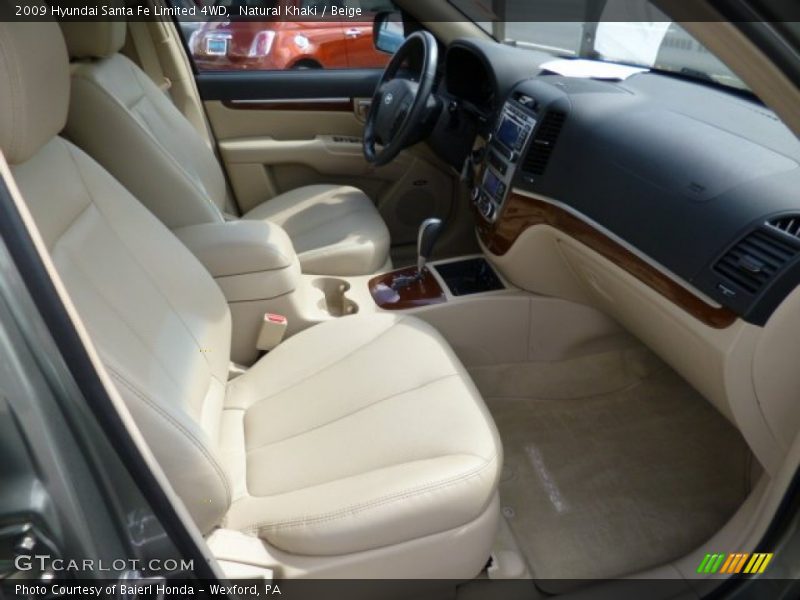 Natural Khaki / Beige 2009 Hyundai Santa Fe Limited 4WD