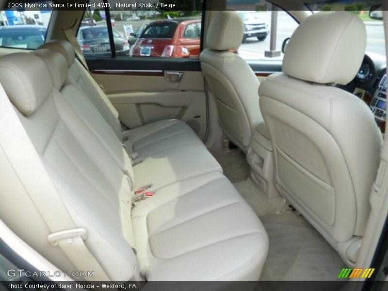 Natural Khaki / Beige 2009 Hyundai Santa Fe Limited 4WD
