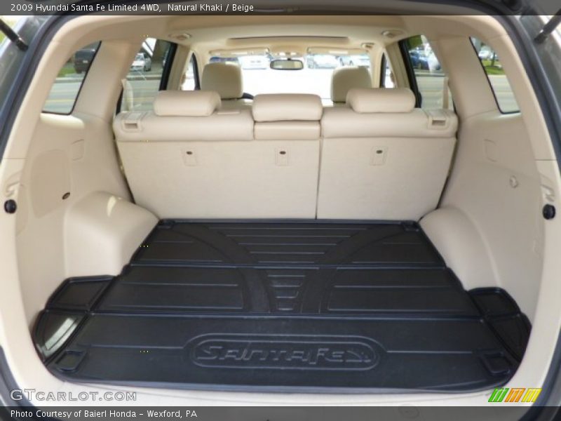 Natural Khaki / Beige 2009 Hyundai Santa Fe Limited 4WD