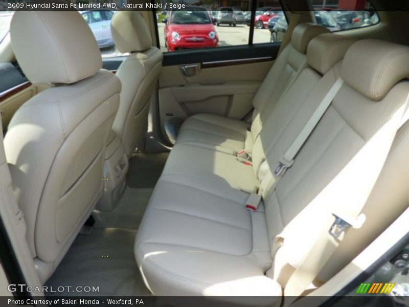 Natural Khaki / Beige 2009 Hyundai Santa Fe Limited 4WD