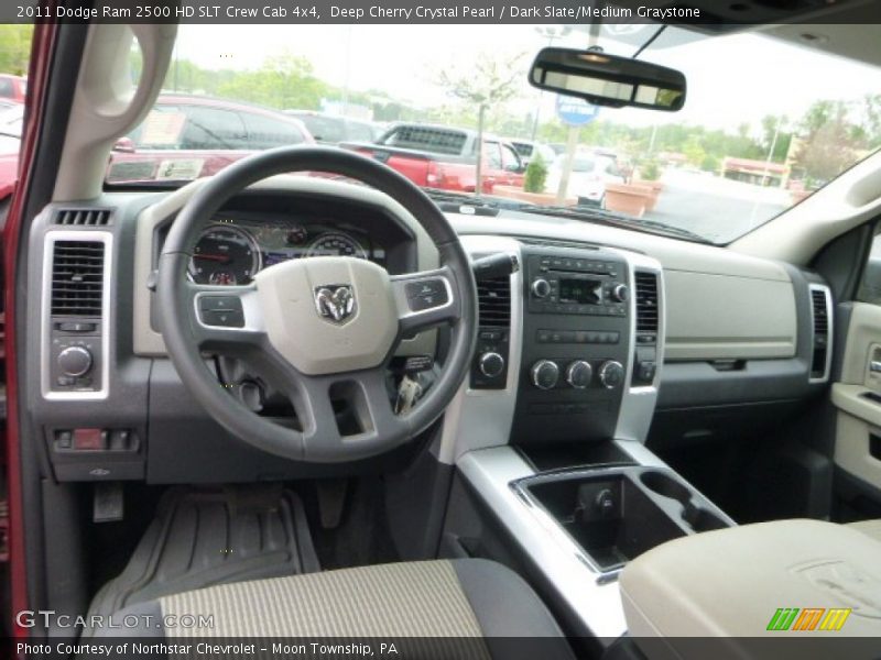 Dashboard of 2011 Ram 2500 HD SLT Crew Cab 4x4