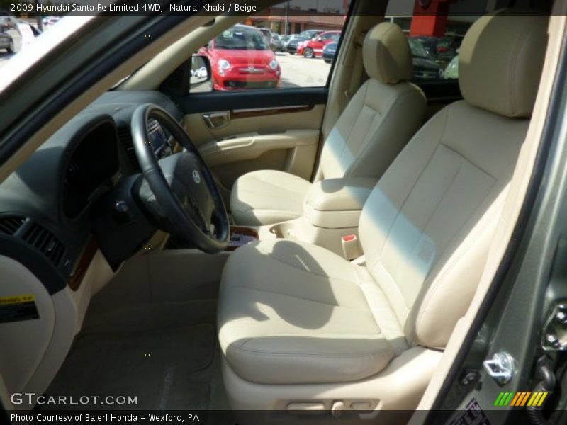 Natural Khaki / Beige 2009 Hyundai Santa Fe Limited 4WD