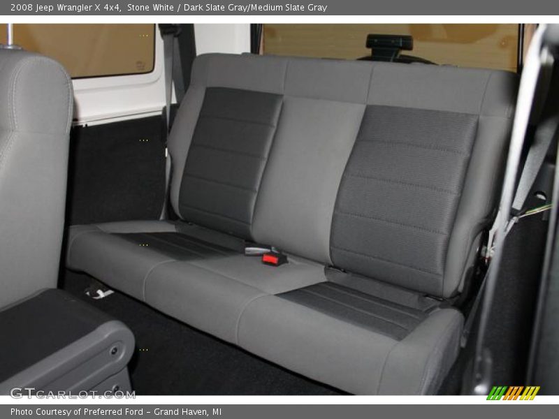 Stone White / Dark Slate Gray/Medium Slate Gray 2008 Jeep Wrangler X 4x4